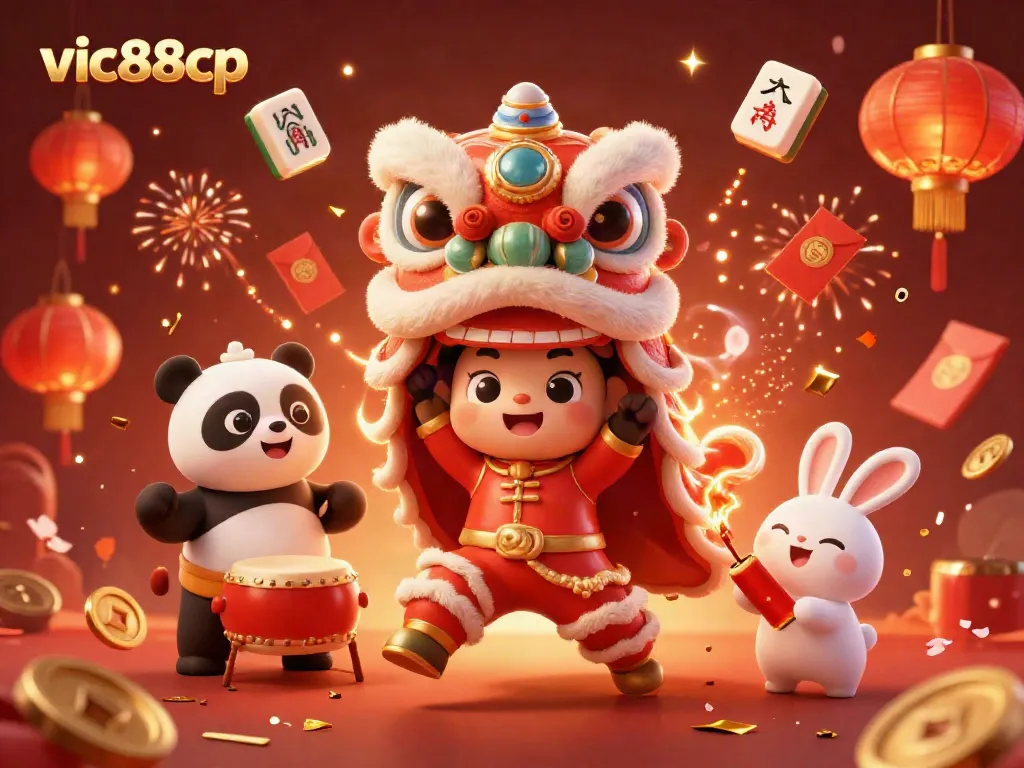 Experience thrilling gameplay at vic88cp with festive celebration elements enhancing the online casino atmosphere.