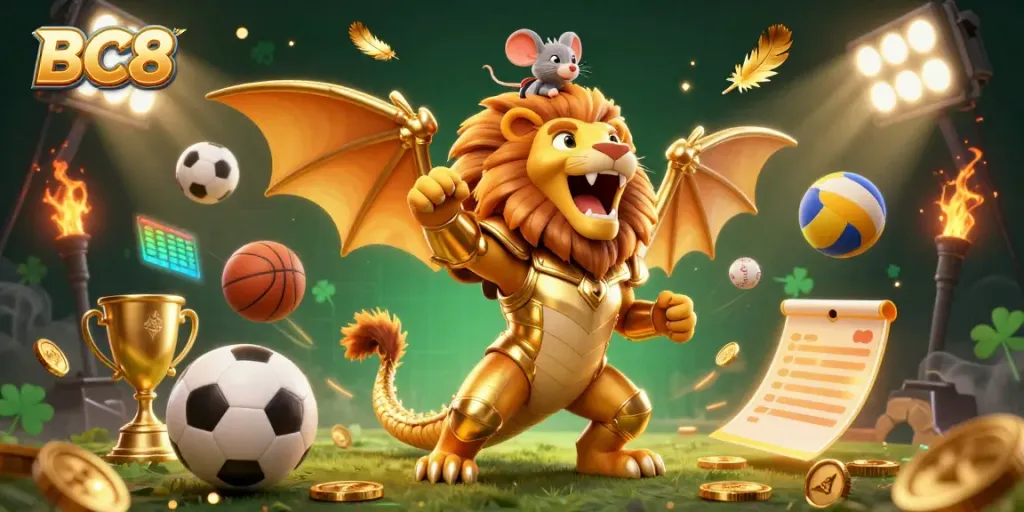 Experience the excitement of BC8 sports betting with dynamic game elements and captivating visuals.