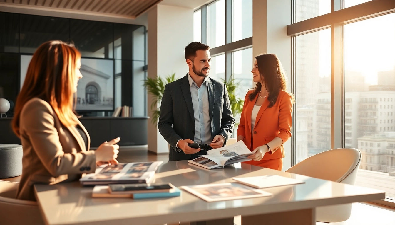 Professioneller Immobilienmakler Frankfurt Eschersheim berät Kunden in modernem Büro.
