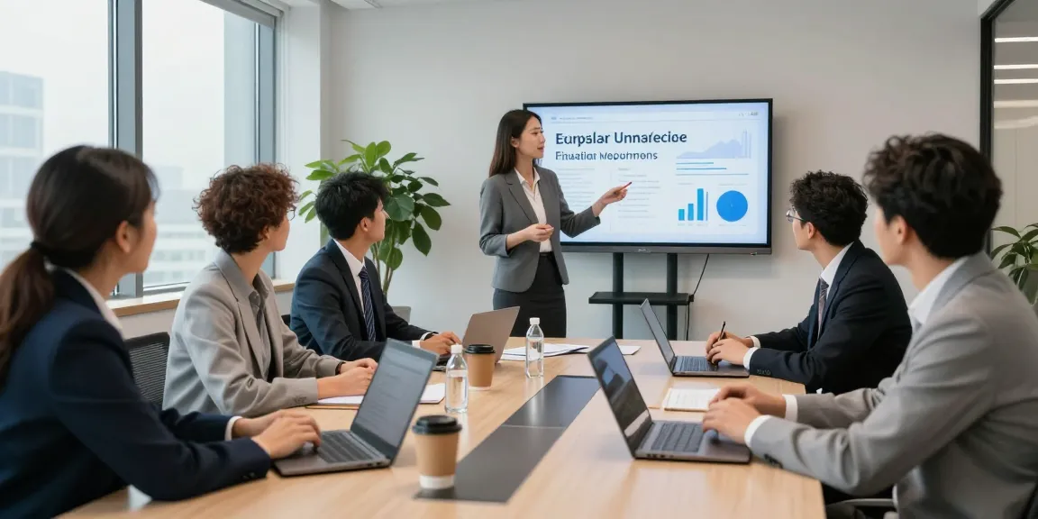 Strategic discussion on a joint venture financing program in a modern office with diverse professionals.