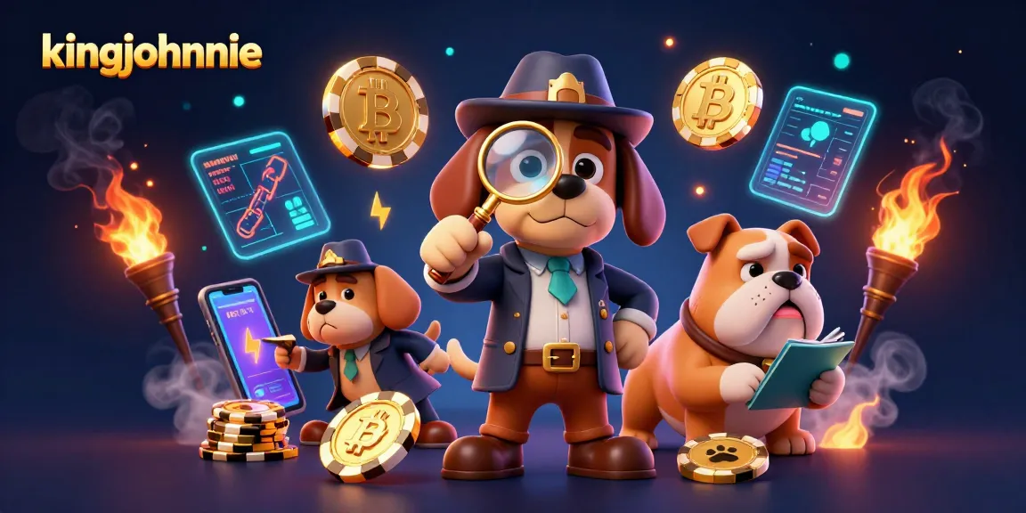 Engage in the excitement of kingjohnnie's thrilling casino experience featuring a detective scene.