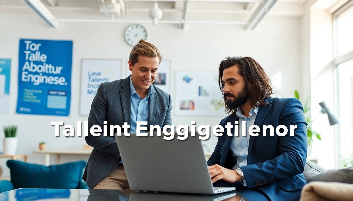 Headhunter Ingenieure in modernem Büro, engagiert in einem Gespräch mit Ingenieur.