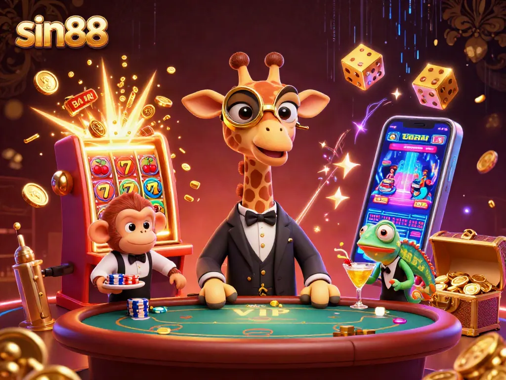 Experience thrilling gaming at sin88 with vibrant characters and dynamic casino action.