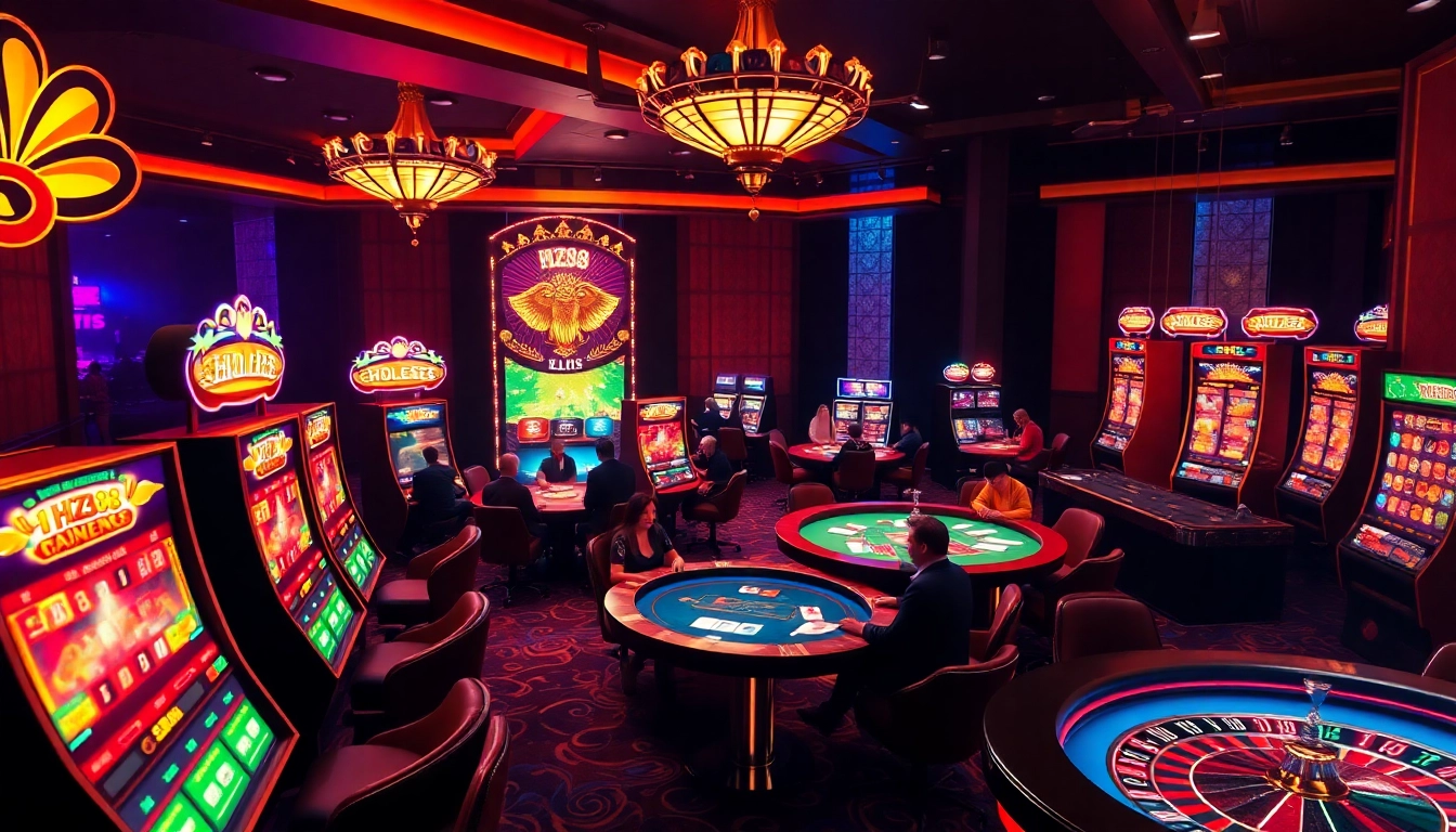 Experience the vibrant HZ88 online casino with engaging gameplay and thrilling betting opportunities.