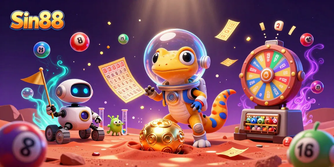 Sin88 offers an exciting betting experience with a golden casino scene and dynamic game elements.